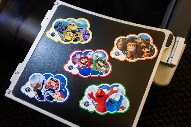 Donkey Kong Country Opening Commemorative JAL x Universal Studios Japan Jet 2 Commemorative Boarding Stickers